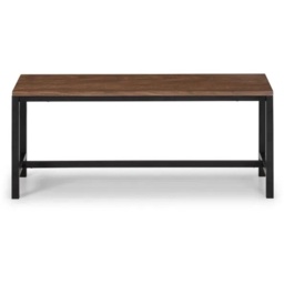 Julian Bowen Tribeca Bench - Walnut - thumbnail 2