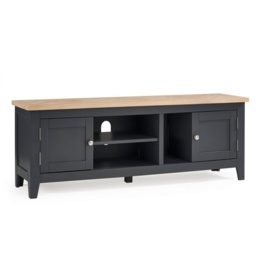 Julian Bowen Bordeaux TV Unit - Dark Grey - thumbnail 3