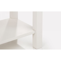 Julian Bowen Coxmoor Console Table 90cm - Ivory and Oak - thumbnail 6