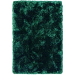Asiatic Plush Luxury Shaggy Rug - Emerald - Green - 120x170cm - thumbnail 1
