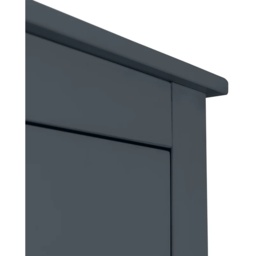 Julian Bowen Radley Wardrobe - Anthracite - thumbnail 4