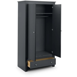 Julian Bowen Radley Wardrobe - Anthracite - thumbnail 3