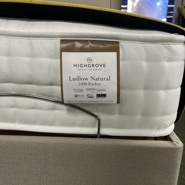 Highgrove Ludlow Firm Pocket Sprung Mattress - Small Double - 120cm x 190cm - image 1