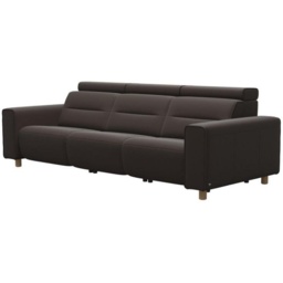 Stressless Emily 3 Seater Power Recliner Sofa With Wide Arms - Velaro Leather - thumbnail 2