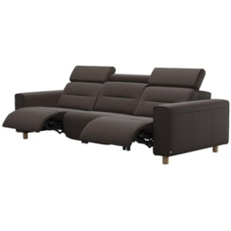 Stressless Emily 3 Seater Power Recliner Sofa With Wide Arms - Velaro Leather - thumbnail 3
