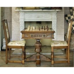 Wood Bros Old Charm Square Games Table OC2446 - Classic Finish - thumbnail 5
