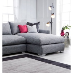 Freddie Fabric 1 Seater Chaise Unit With 1 Arm - Fabric Grade A - LHF - Fibre - thumbnail 2