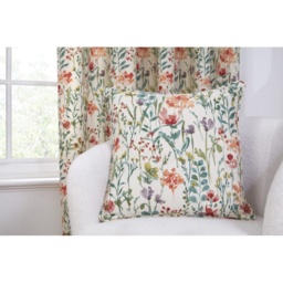 Sundour Amaryllis Lined Pencil Pleat Curtains - Multi - 66 x 54 - thumbnail 4