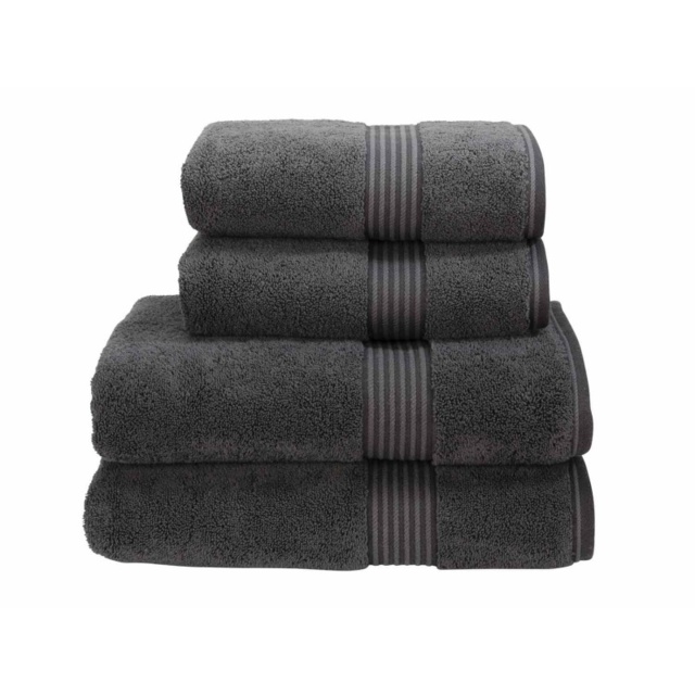 Christy Supreme Bathroom Towel - Graphite - Hand - Graphite