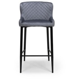 Malibu Barstool Grey Velvet - thumbnail 2