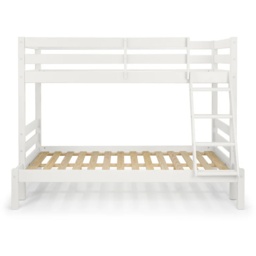 Julian Bowen Merlin Triple Sleeper Bunk Bed - Surf White - thumbnail 3