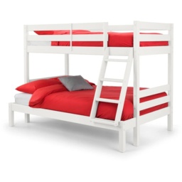 Julian Bowen Merlin Triple Sleeper Bunk Bed - Surf White - thumbnail 4
