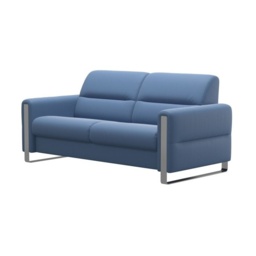 Stressless Fiona Fabric 2 Seater Sofa - 1 x Steel Arm LHF - thumbnail 2