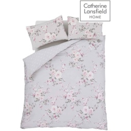 Catherine Lansfield Canterbury Grey Duvet Set - King - thumbnail 2