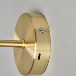 BHS USB-C Rechargeable Wall Light - Brass - thumbnail 4