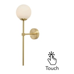 BHS USB-C Rechargeable Wall Light - Brass - thumbnail 1