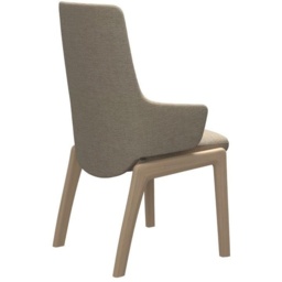 Stressless Vanilla High Back D100 Dining Chair With Arms - Fabric - thumbnail 4