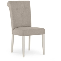 Montreal Pebble Grey Fabric Dining Chair Pair - thumbnail 2
