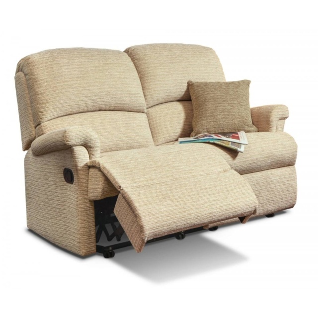 Sherborne Nevada Small 2 Seater Recliner Sofa - Manual - Fabric Grade 1 - image 1