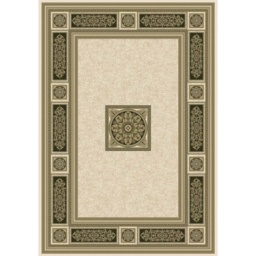 Mastercraft 057-0801/6223 Da Vinci Rug - Ivory/Black - 160x230cm - thumbnail 1