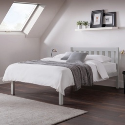 Julian Bowen Luna Bed - Dove Grey - 90cm Single - thumbnail 1