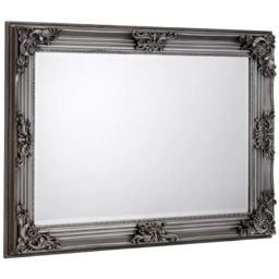 Julian Bowen Rococo Wall Mirror - Pewter - thumbnail 2