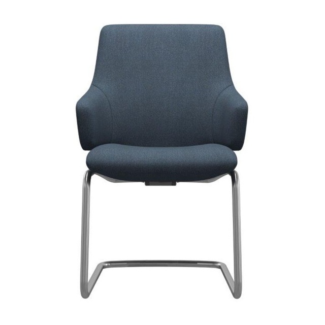 Stressless Laurel Low Back D400 Dining Chair With Arms - Paloma Leather - image 1