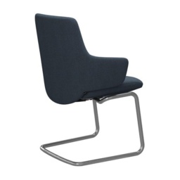 Stressless Laurel Low Back D400 Dining Chair With Arms - Paloma Leather - thumbnail 4