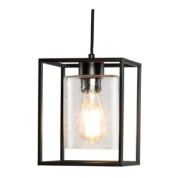BHS Hardy Cage Pendant Light - Matte Black - thumbnail 2