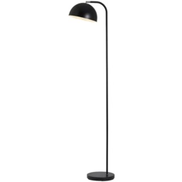 BHS Travis Arc Floor Lamp - Matt Black