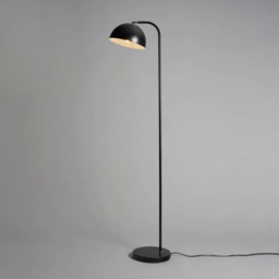 BHS Travis Arc Floor Lamp - Matt Black - thumbnail 2