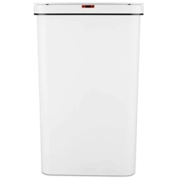 Tower 50L Rectangular Sensor Bin - White - thumbnail 1