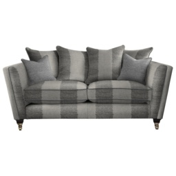 Parker Knoll Harlow Large 2 Seater Pillow Back Fabric Sofa - Fabric Grade A - thumbnail 3