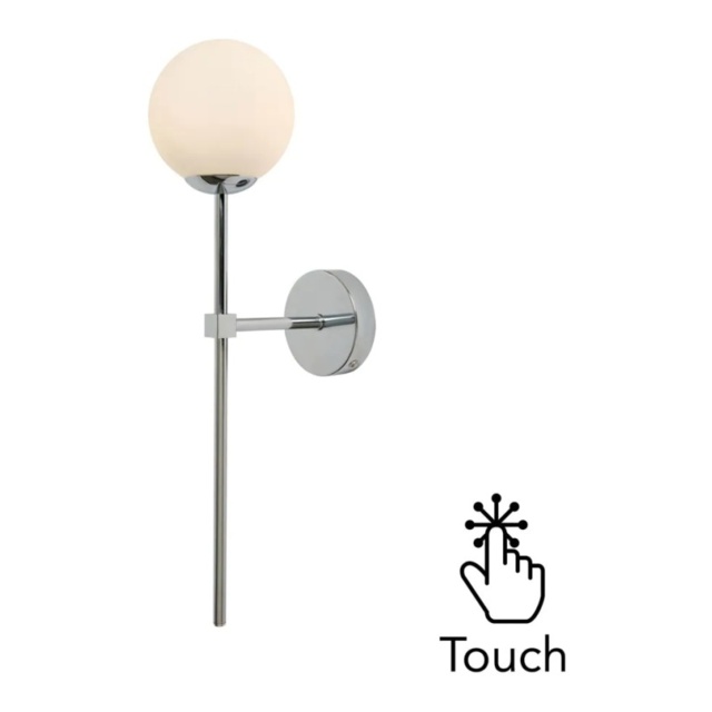 BHS USB-C Rechargeable Wall Light - Chrome - image 1