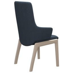 Stressless Laurel High Back D100 Dining Chair With Arms - Paloma Leather - Large - thumbnail 4