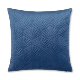 Catherine Lansfield Signature Art Deco Pearl Filled Cushion - Navy Blue - thumbnail 2