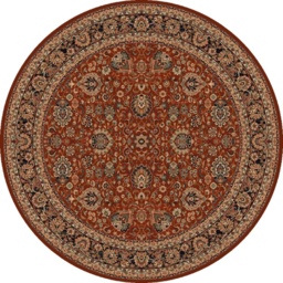 Mastercraft 4362/300 Kashqai Round Rug - Red - 160cm Circle