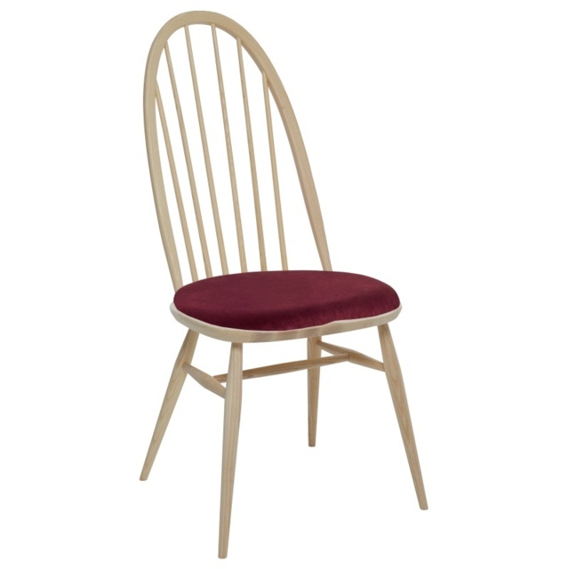Ercol Upholstered Quaker Dining Chair - Fabric Grade C - image 1