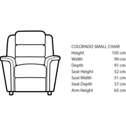 Parker Knoll Colorado Small Armchair - Leather Grade M - thumbnail 2