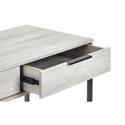 Julian Bowen Bali 2 Drawer Dressing Table/Desk - Grey Oak - thumbnail 5