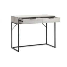 Julian Bowen Bali 2 Drawer Dressing Table/Desk - Grey Oak - thumbnail 3