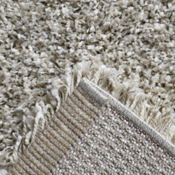 Mastercraft 039 - 0001/2211 Twilight Shaggy Rug - Linen/White - 240cm x 340cm - thumbnail 6