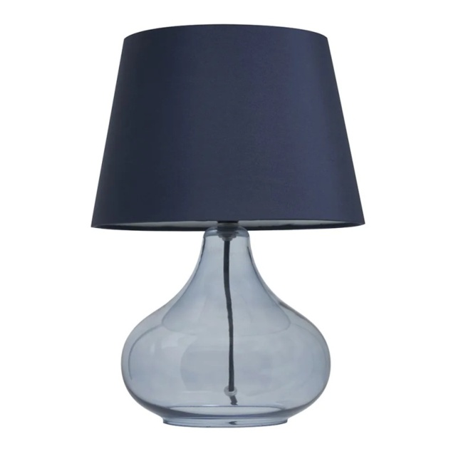 BHS Clarise Glass Table Lamp - Colbalt Blue - image 1