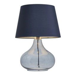 BHS Clarise Glass Table Lamp - Colbalt Blue - thumbnail 2