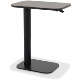 Sully Sintered Stone Gas Lift Adjustable Sofa Table - Grey - thumbnail 2