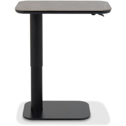 Sully Sintered Stone Gas Lift Adjustable Sofa Table - Grey - thumbnail 3