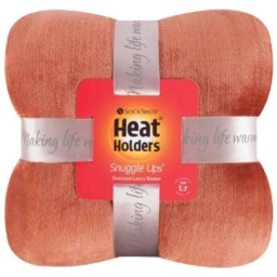 Heat Holder Fleece Blanket/Throw - Copper - thumbnail 3
