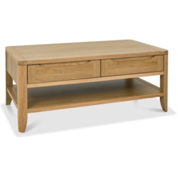 Jasper Oak Rectangular Coffee Table - thumbnail 4