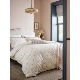 Laura Ashley Harthill Daisy Duvet Set - Raspberry Pink - Super King - thumbnail 1