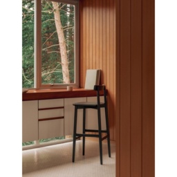 Ercol Upholstered Lara Bar Stool With Back 75cm - Fabric Grade C - thumbnail 2